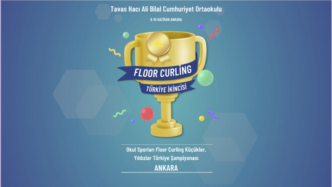 Okulumuz Okul Sporları Floor Curling Finalinde Türkiye İkincisi Oldu